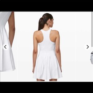 Lululemon white court crush tennis dress
